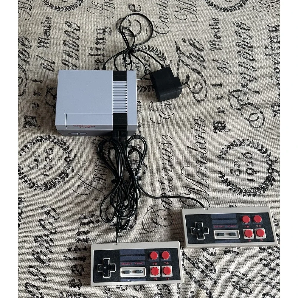 Generic Gaming System with 2 Controller and power supply cord - NOT Tested